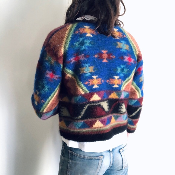 100% alpaca vibrant cardigan - Picture 4 of 16